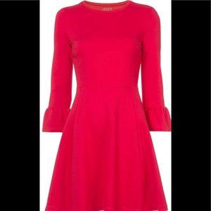 Kate Spade Broome Ruffle Sleeve flair dress!